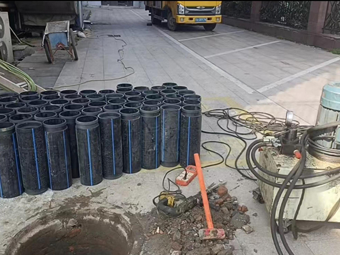 元门乡PE置换管厂家 DN315置换管 非开挖管短管置换